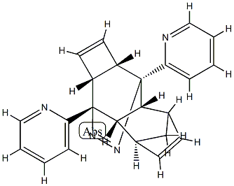 2aα,3,3aα,4,7,7aα,8,8aα-Octahydro-3,8-di(2-pyridinyl)-3β,8β-epiazo-4β,7β-methanocyclobuta[b]naphthalene|