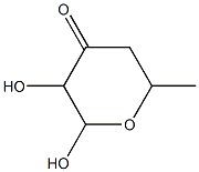 Hexopyranos-3-ulose, 4,6-dideoxy- (9CI) Structure