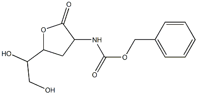 Hexonic acid, 2,3-dideoxy-2-[[(phenylmethoxy)carbonyl]amino]-, gamma-lactone (9CI) 结构式