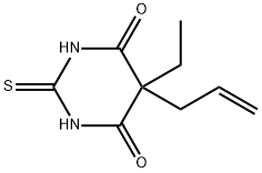 4,6(1H,5H)-Pyrimidinedione,5-ethyldihydro-5-(2-propenyl)-2-thioxo-(9CI) Structure