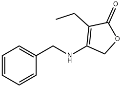 2(5H)-Furanone,3-ethyl-4-[(phenylmethyl)amino]-(9CI) Structure