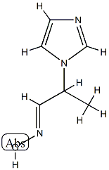 1H-Imidazole-1-acetaldehyde,alpha-methyl-,oxime,[C(E)]-(9CI) Structure