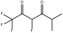 2,4-Hexanedione,1,1,1,3-tetrafluoro-5-methyl-(9CI) Structure