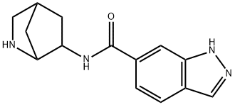 1H-Indazole-6-carboxamide,N-2-azabicyclo[2.2.1]hept-6-yl-(9CI)|