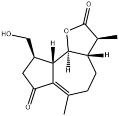 2,3,3aβ,4,5,7,8,9,9aβ,9bα-Decahydro-9β-hydroxymethyl-3β,6-dimethylazuleno[4,5-b]furan-2,7-dione|