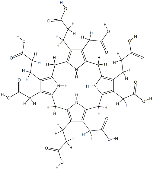 5,10,15,20,22,24-Hexahydrouroporphyrin IV Structure