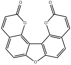 2H,12H-Furo[2,3-h:5,4-h']bis[1]benzopyran-2,12-dione|