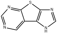 1H-Imidazo[4,5:4,5]thieno[2,3-d]pyrimidine  (9CI) Structure