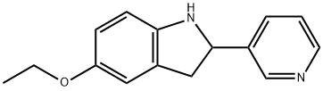1H-Indole,5-ethoxy-2,3-dihydro-2-(3-pyridinyl)-(9CI) Structure