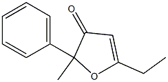 3(2H)-Furanone,5-ethyl-2-methyl-2-phenyl-(9CI) Structure