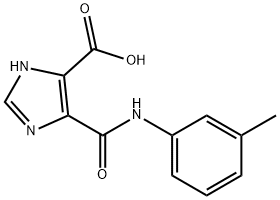 1H-Imidazole-4-carboxylicacid,5-[[(3-methylphenyl)amino]carbonyl]-(9CI) Structure