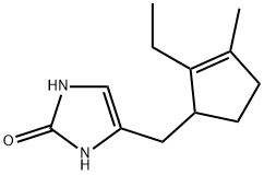 2H-Imidazol-2-one,4-[(2-ethyl-3-methyl-2-cyclopenten-1-yl)methyl]-1,3-dihydro-(9CI)|