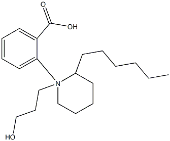 3-(2-Hexylpiperidino)propyl=benzoate|