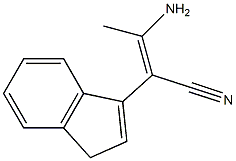 1H-Indene-3-acetonitrile,-alpha--(1-aminoethylidene)-(9CI)|
