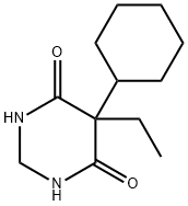 4,6(1H,5H)-Pyrimidinedione,5-cyclohexyl-5-ethyldihydro-(5CI) Structure