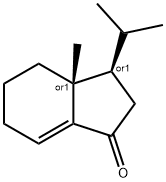 1H-Inden-1-one,2,3,3a,4,5,6-hexahydro-3a-methyl-3-(1-methylethyl)-,(3R,3aR)-rel-(9CI)|