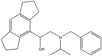 1,2,3,5,6,7-Hexahydro-α-[[(1-methylethyl)benzylamino]methyl]-s-indacene-4-methanol Structure