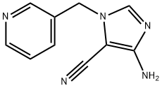 1H-Imidazole-5-carbonitrile,4-amino-1-(3-pyridinylmethyl)-(9CI) Structure