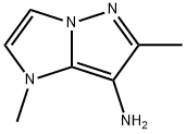1H-Imidazo[1,2-b]pyrazol-7-amine,1,6-dimethyl-(9CI) Structure