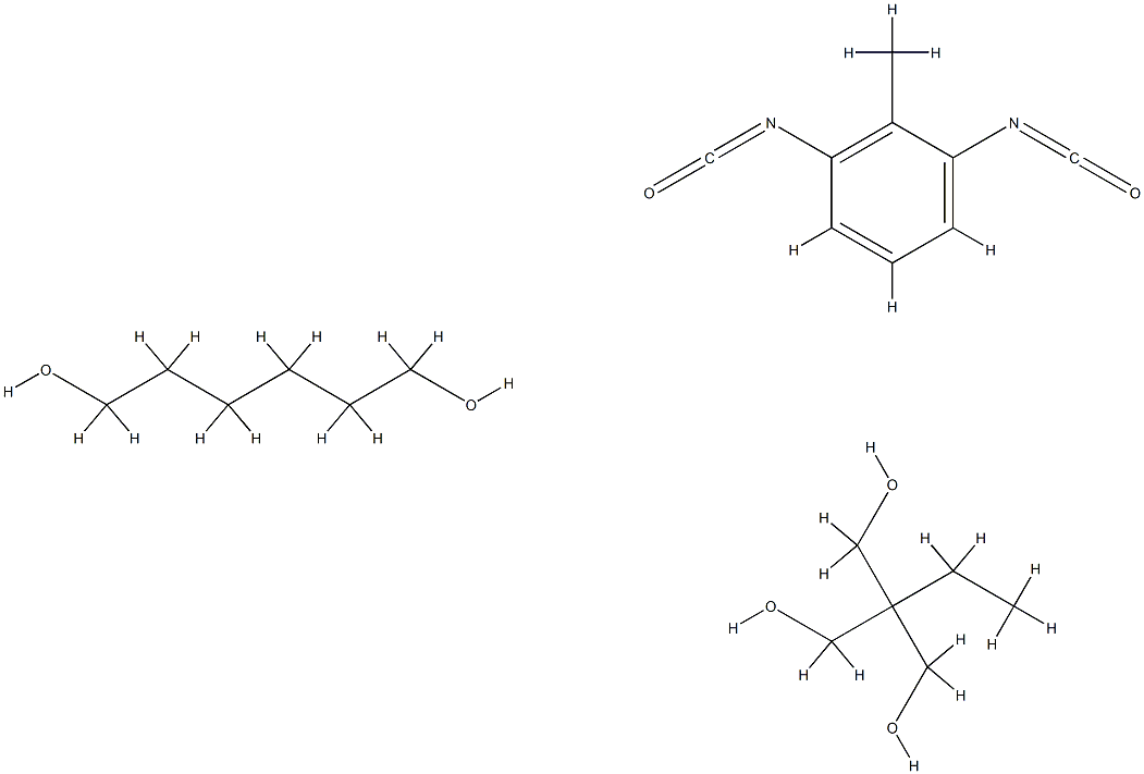 1,6-Hexanediol, polymer with 1,3-diisocyanatomethylbenzene and 2-ethyl- 2-(hydroxymethyl)-1,3-propanediol Toluene diisocyanate, trimethylolpropane, 1,6-hexanediol polymer|1,6-己二醇与1,3-二异氰酸根合甲苯和2-乙基-2-(羟甲基)-1,3-丙二醇的聚合物
