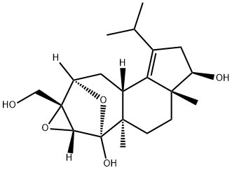 (3R)-2,3,3a,4,5,5a,6,6aβ,7a,8,9,9aβ-Dodecahydro-7aβ-hydroxymethyl-3aβ,5aα-dimethyl-1-isopropyl-6α,8α-epoxyindeno[5',4':4,5]cyclohept[1,2-b]oxirene-3β,6β-diol|