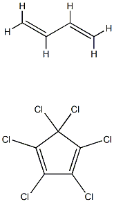 1,2,3,4,5,5-Hexachloro-1,3-cyclopentadiene adduct with 1,3-butadiene homopolymer Structure