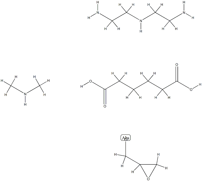 Hexanedioic acid, polymer with N-(2-aminoethyl)-1,2-ethanediamine, reaction products with dimethylamine and epichlorohydrin|己二酸与N-(2-胺乙基)-1,2-乙二胺的聚合物与二甲胺和环氧氯丙烷的反应产物