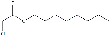 Acetic acid, chloro-, C8-18-alkyl esters Structure