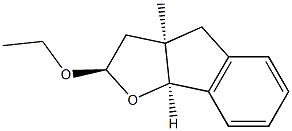 2H-Indeno[1,2-b]furan,2-ethoxy-3,3a,4,8b-tetrahydro-3a-methyl-,(2R,3aR,8bS)-rel-(9CI)|