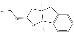 2H-Indeno[1,2-b]furan,2-ethoxy-3,3a,4,8b-tetrahydro-3a-methyl-,(2R,3aS,8bR)-rel-(9CI)|