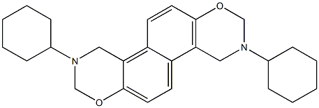 2,3,4,8,9,10-Hexahydro-3,9-dicyclohexylnaphtho[1,2-e:5,6-e']bis[1,3]oxazine|