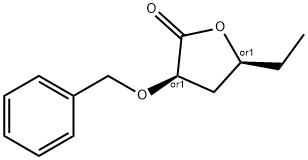 2(3H)-Furanone,5-ethyldihydro-3-(phenylmethoxy)-,(3R,5S)-rel-(9CI)|