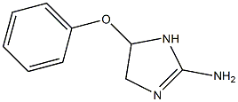 1H-Imidazol-2-amine,4,5-dihydro-4-phenoxy-(9CI) Structure