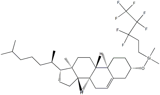 3β-[[(3,3,4,4,5,5,5-Heptafluoropentyl)dimethylsilyl]oxy]cholest-5-ene|