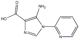 1H-Imidazole-4-carboxylicacid,5-amino-1-(2-pyridinyl)-(9CI) Structure