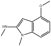 1H-Indol-2-amine,4-methoxy-N,1-dimethyl-(9CI) Structure