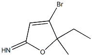 2(5H)-Furanimine,4-bromo-5-ethyl-5-methyl-(9CI)|