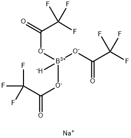 Acetic acid, trifluoro-, boron complex Structure