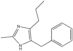 1H-Imidazole,2-methyl-4-(phenylmethyl)-5-propyl-(9CI) Structure