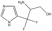 1H-Imidazole-4-propanol,  -bta--amino--gamma-,-gamma--difluoro-  (9CI) Structure