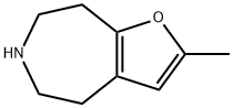 4H-Furo[2,3-d]azepine,5,6,7,8-tetrahydro-2-methyl-(9CI) Structure
