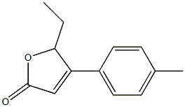 2(5H)-Furanone,5-ethyl-4-(4-methylphenyl)-(9CI) Structure