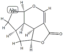 2H,5H-1,4,7-Trioxacyclopent[jkl]-as-indacen-5-one,2a,3,3a,7a,7b,7c-hexahydro-,(2aR,3aS,7aS,7bR,7cS)-(9CI)|