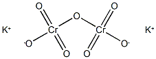 Potassium dichromate Struktur