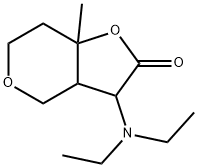 4H-Furo[3,2-c]pyran-2(3H)-one,3-(diethylamino)tetrahydro-7a-methyl-(9CI)|