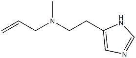 1H-Imidazole-4-ethanamine,N-methyl-N-2-propenyl-(9CI) Structure