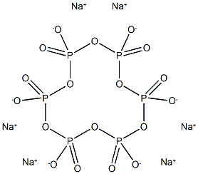 hexasodium 2,4,6,8,10,12-hexaoxido-1,3,5,7,9,11-hexaoxa-2$l^{5},4$l^{5},6$l^{5},8$l^{5},10$l^{5},12$l^{5}-hexaphosphacyclododecane 2,4,6,8,10,12-hexaoxide Structure