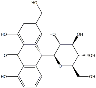 アロイン, 粗製品 化学構造式