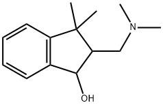 1H-Inden-1-ol,2-[(dimethylamino)methyl]-2,3-dihydro-3,3-dimethyl-(9CI) Structure