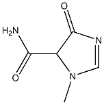 1H-Imidazole-5-carboxamide,4,5-dihydro-1-methyl-4-oxo-(9CI) Structure